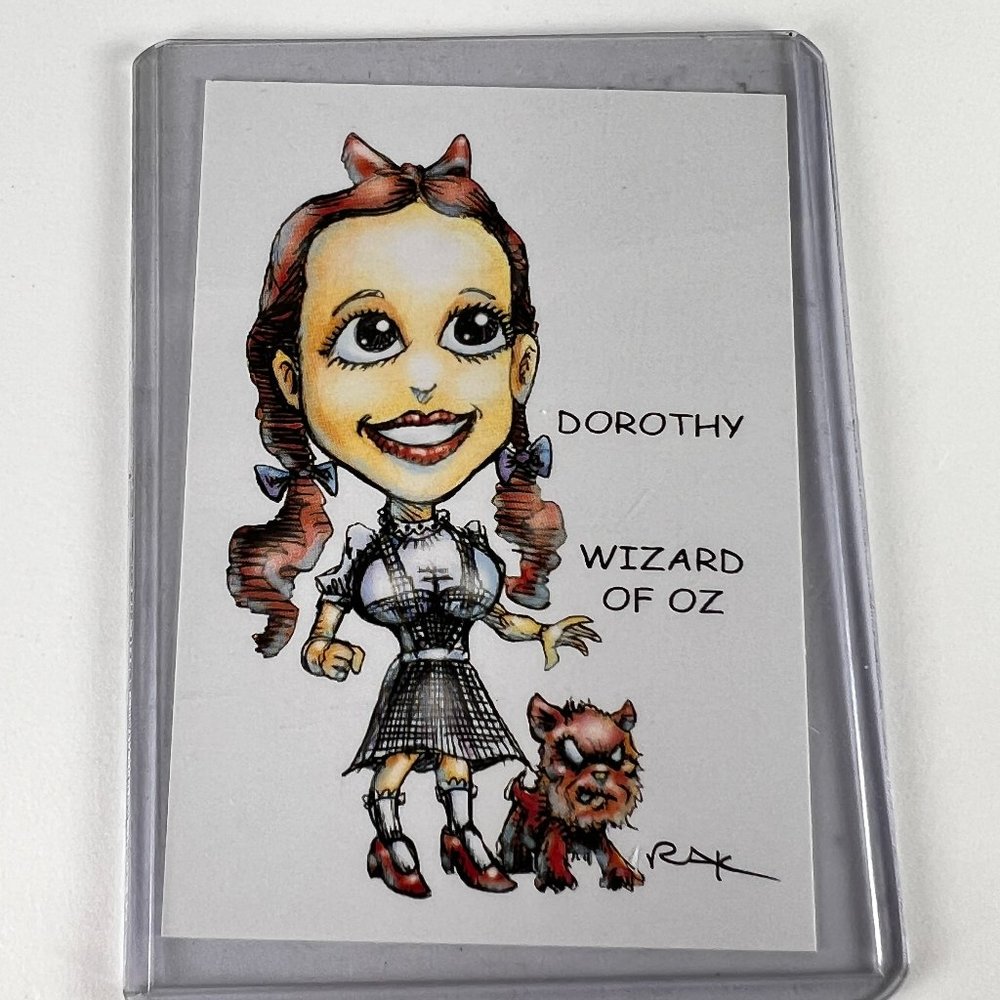 Dorothy Toto Wizard of Oz Trading Card Art Print By RAK